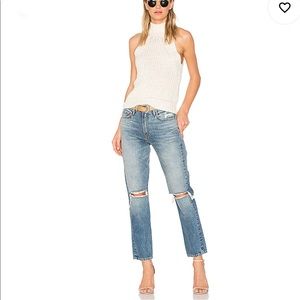 GRLFRND Jane Straight Jean in Ball of Confusion 27